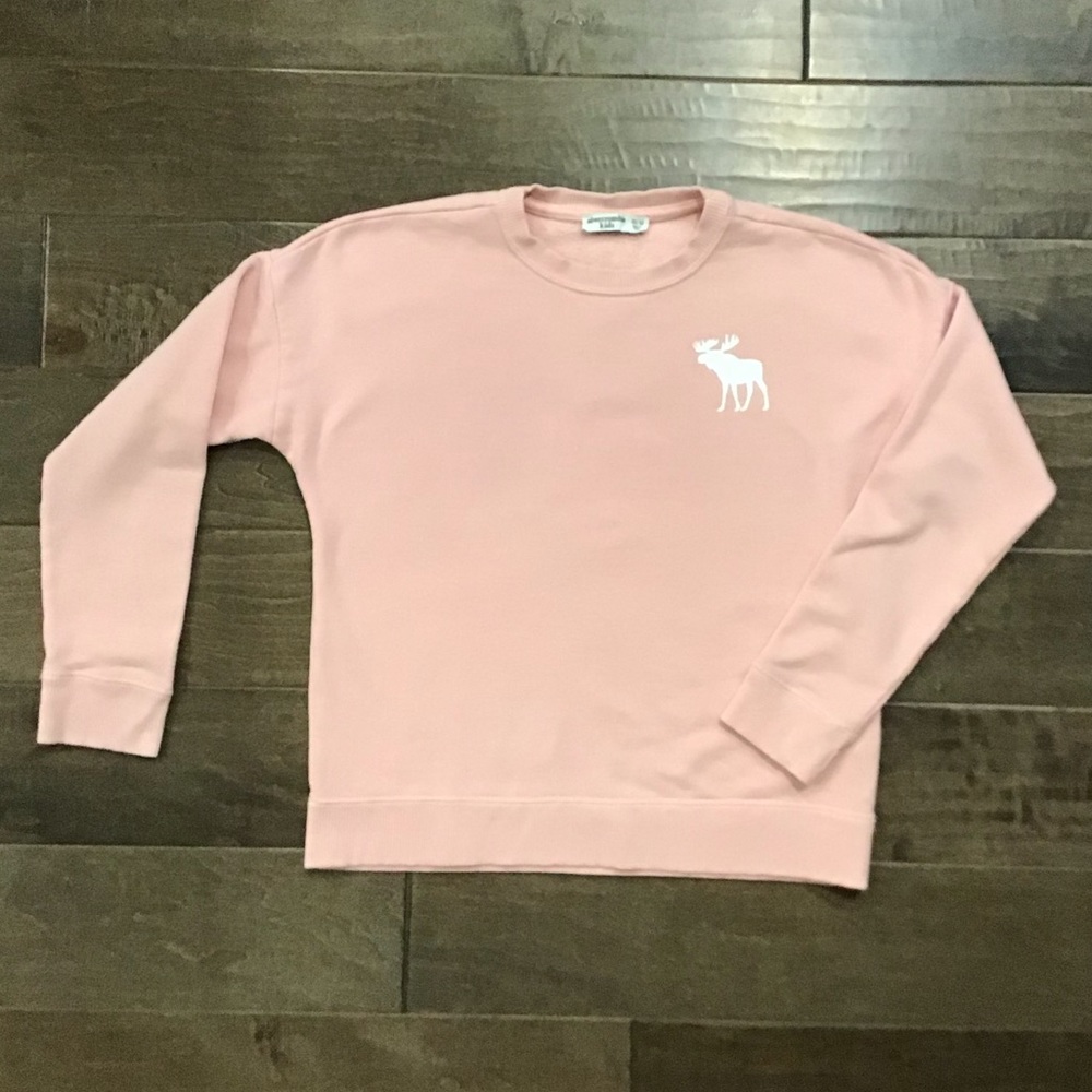 Abercrombie kids pink sweatshirt